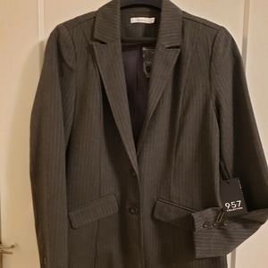 New with tags, Grey Pinstripe Blazer